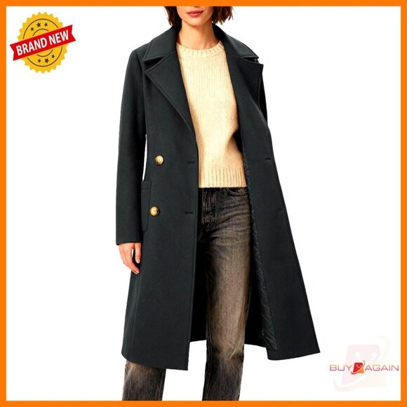 Jackets & Blazers - Classic Double-Breasted Trench Coat Elegant Minimal Chic Winter Overcoat